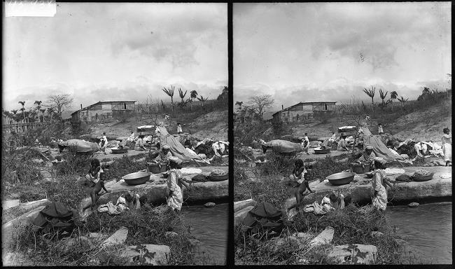 Wash
Day. Cuba. Keystone-Mast Collection, UCR/California Museum of Photography,
University of California at Riverside. Impresi&oacute;n fotogr&aacute;fica 7,18 &times; 4,18 pulgadas. Registro 1996.0009.X45938.