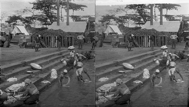 Filipino Wash - Day On The Banks Of The Pasig,
Manila. Keystone-Mast Collection, UCR/California Museum of
Photography, University of California at Riverside. Impresi&oacute;n fotogr&aacute;ica 7.18
x 4,18 pulgadas
