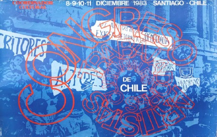 Afiche del Congreso Nacional de Artistas y Trabajadores de la Cultura.