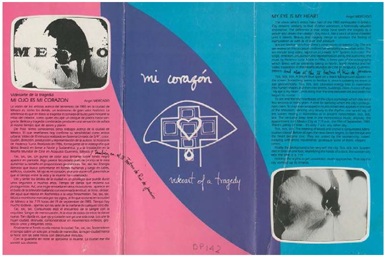 Folleto de Mi co-ra-z�n, 1985.