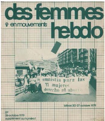 Suplemento cultural Des femmes en mouvements hebdo, Bilbao 20- 27 de octubre 1979, 2 F 26 octubre 1979, suppl�ment au num�ro 1