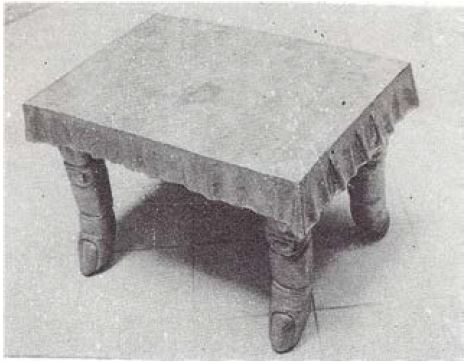 Marcelo I. Hepp, Imagen en reposo, bronce batido.