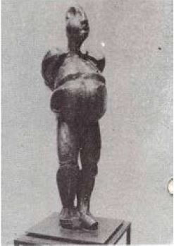 Guillermo Lotz, El burgués, hierro.