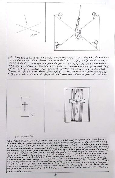 Otro arte rayado de esgrima (1858). Reproducci�n del Manual de Jes�s C�rdenas Rodr�guez Caucaseco, 21 de agosto de 1875, propiedad del maestro Miguel Lourido