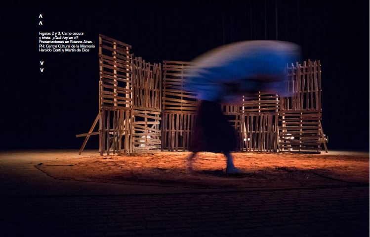 Carne oscura y triste. ¿Qué hay en ti? Presentaciones en Buenos Aires. PH: Centro Cultural de la Memoria Haroldo Conti y Martín de Dios