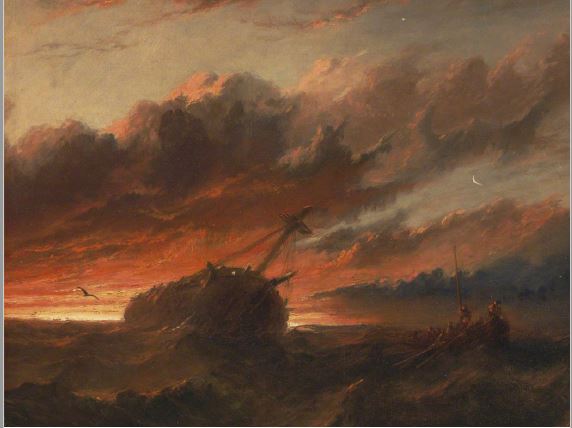 Francis Danby, Shipwreck. 1850.