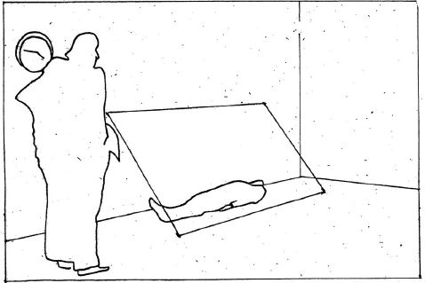 Chris Burden, Doomed. 1975,fotograf&iacute;a an&aacute;loga.