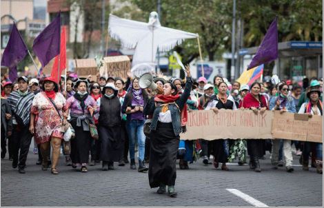 Florencia Luna, Marcha de mujeres, 2019, fotograf&iacute;a.