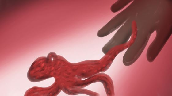 Viviana Osorno y Alejandro Villaneda, El amor, 2021, ilustraci&oacute;n digital.