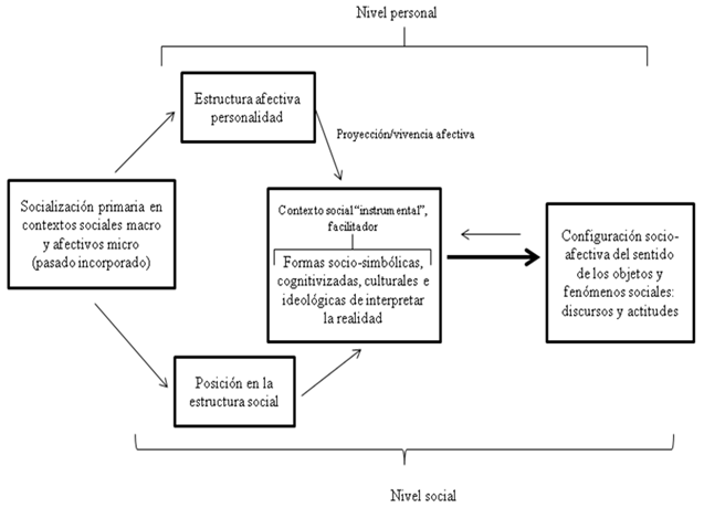Figura 2. Proceso de articulacin sociolibidinal del sentido de los fenmenos sociales