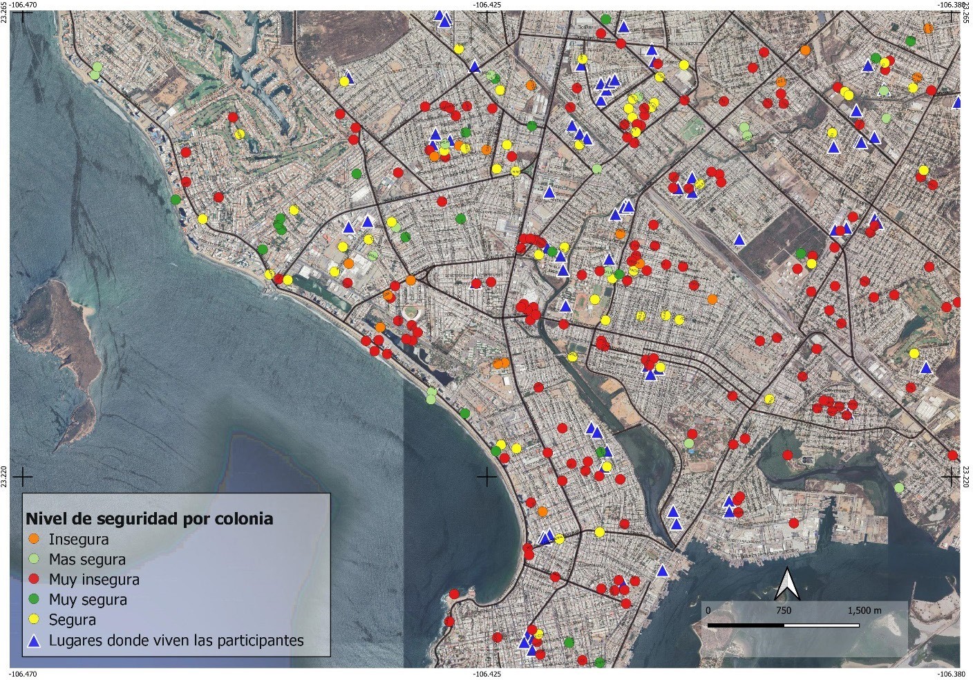 Ejemplo de cartograf�a generadas a partir de la sistematizaci�n y an�lisis de la informaci�n en QGIS