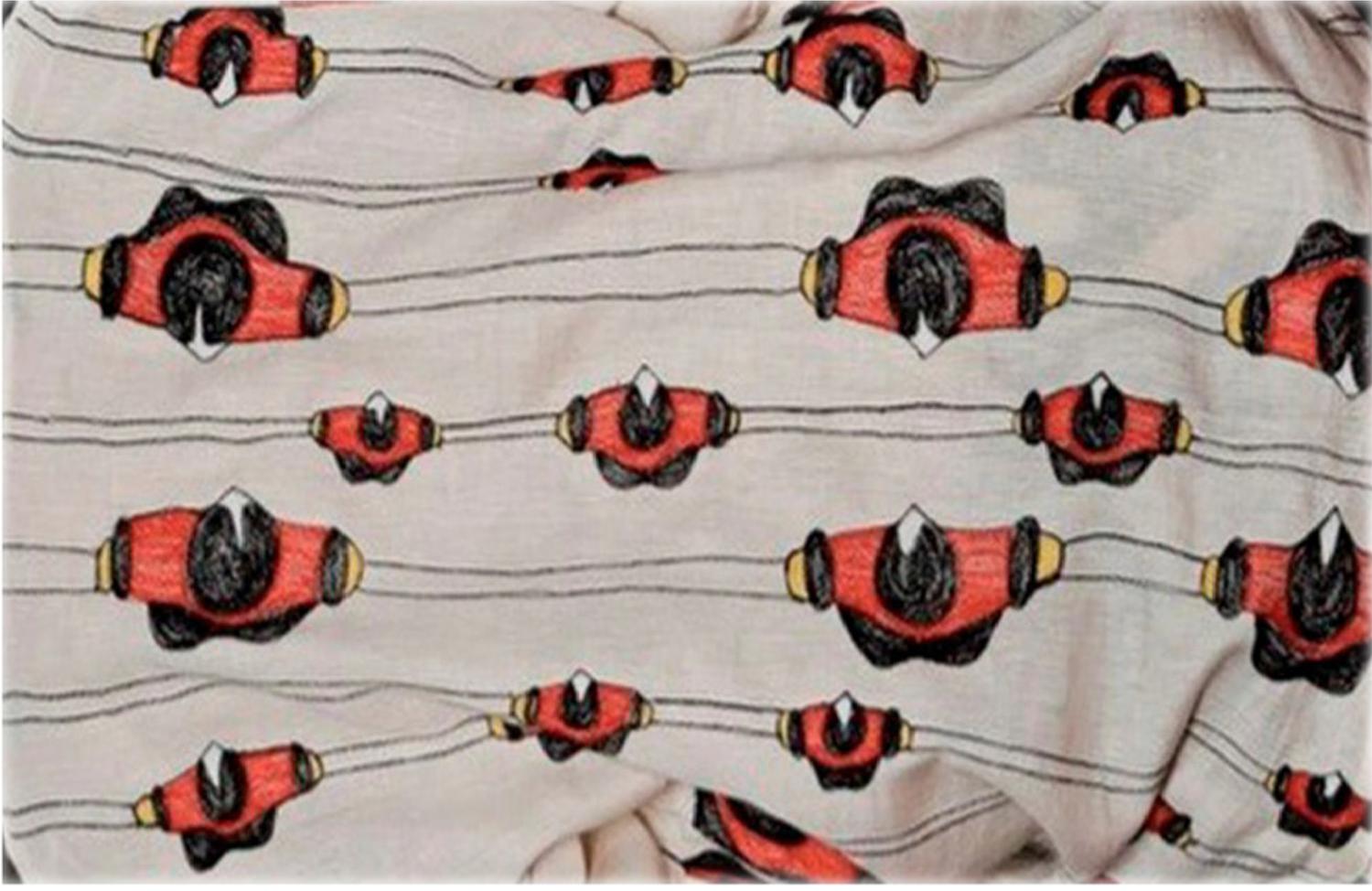 &ndash; Estampa de Ronaldo Fraga da cole&ccedil;&atilde;o F.U.T.E.B.O.L