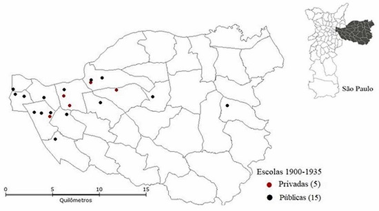 Escolas P&uacute;blicas e Privadas da Ocupa&ccedil;&atilde;o Imigrante &ndash; Zona Leste