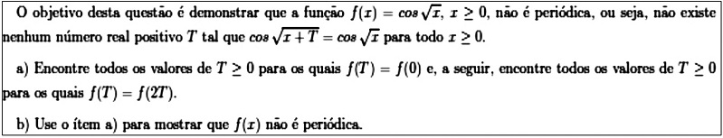 Enunciado da questão E13Q3.