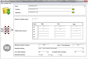 Access screen for establishing the net architecture
