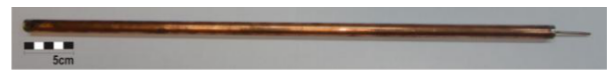 Thermosyphon made of
cooper.
