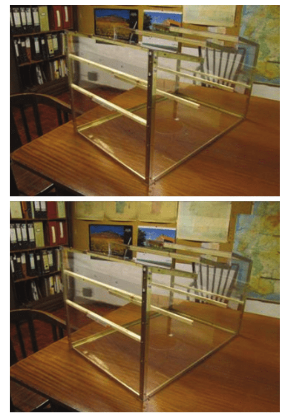  The
reduced-scale model tested in wind tunnel.