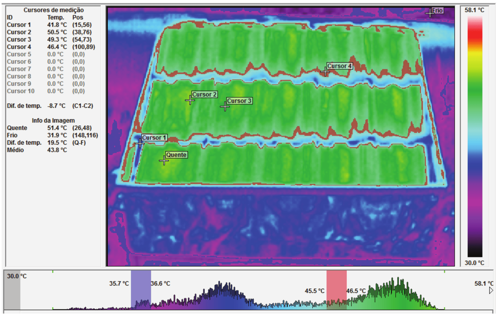 Infrared photos
of the conventional roof. Source: copyright.
