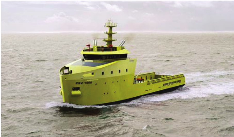 The supply vessel assumed for
the accidental impact with the jacket (DSG, 2016).