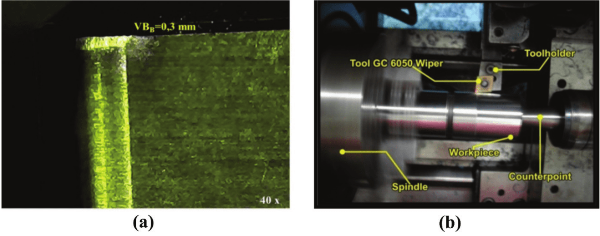 Process of hard turning
with mixed carbide ceramics.