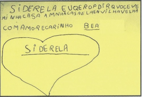 Carta de Bea para Cinderela.
