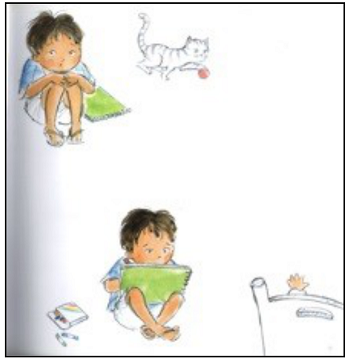 Recolhimento do menino.