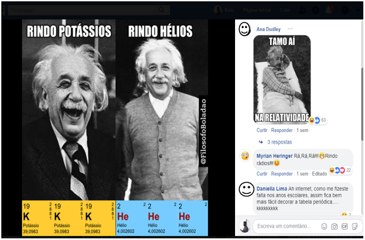 Einstein rindo.
