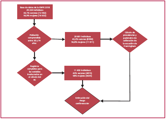 Flujo de trabajo para el depurado y filtrado de la base de datos de la ENFR 2018.