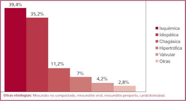 Etiolog&iacute;a de los pacientes que recibieron CDI con CRT