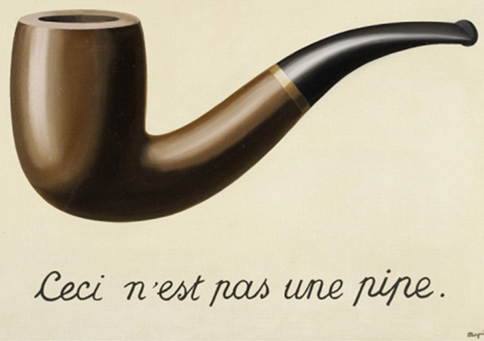 &ldquo;Esto no es una pipa&rdquo;. Ren&eacute; Magritte, 1928-1929