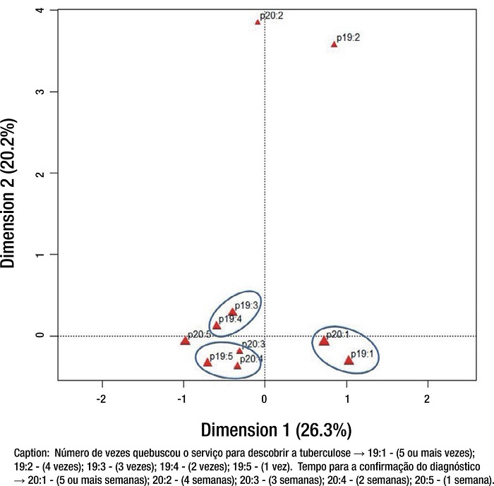Rela&ccedil;&atilde;o temporal entre a busca pelo servi&ccedil;o de sa&uacute;de e o diagn&oacute;stico da tuberculose