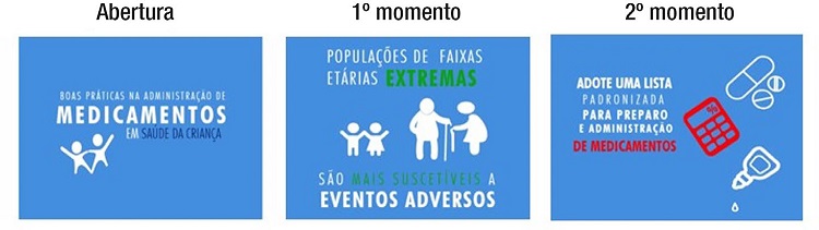 Vers&atilde;o do prot&oacute;tipo digital de alta fidelidade do infogr&aacute;fico animado sobre boas pr&aacute;ticas na administra&ccedil;&atilde;o de medicamentos