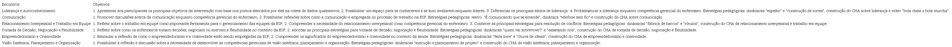 Conte&uacute;do program&aacute;tico do Plano de Interven&ccedil;&atilde;o