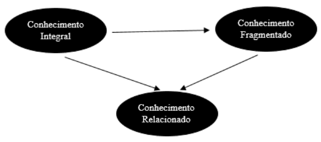 Evolu&ccedil;&atilde;o did&aacute;tica da estrutura do processo de ensino-aprendizagem.