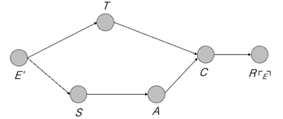 Figure 4. Testimonial incorporation as joint causation in memory.