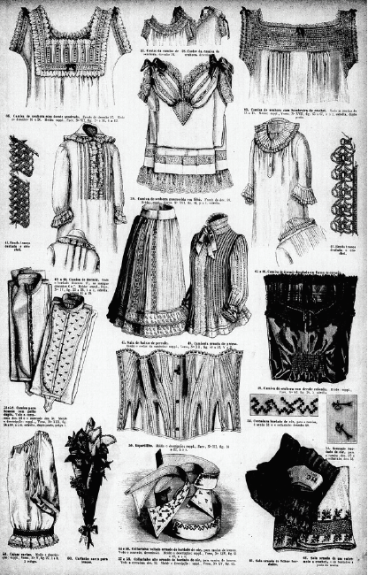 Ornamentação e requinte de peças para enxoval. 