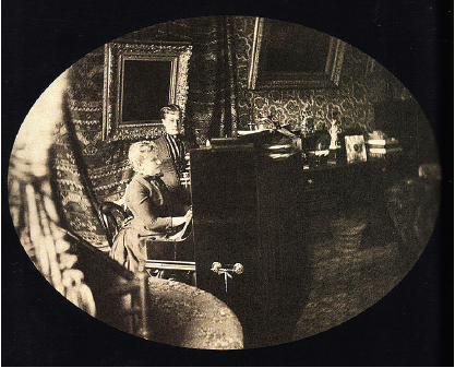 A
Princesa Isabel e a baronesa de Muritiba de Marc Ferrez. 