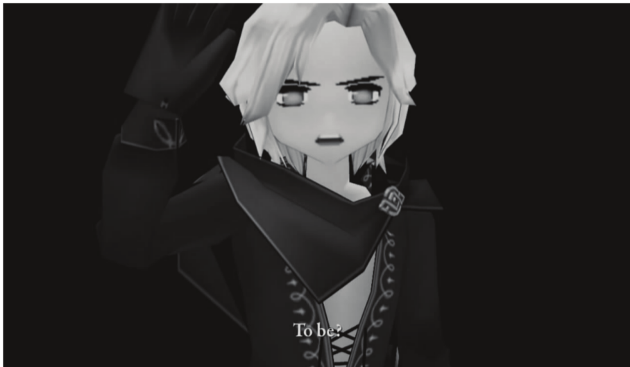 (A) Hamlet faz a primeira parte de seu questionamento existencial –
To be?