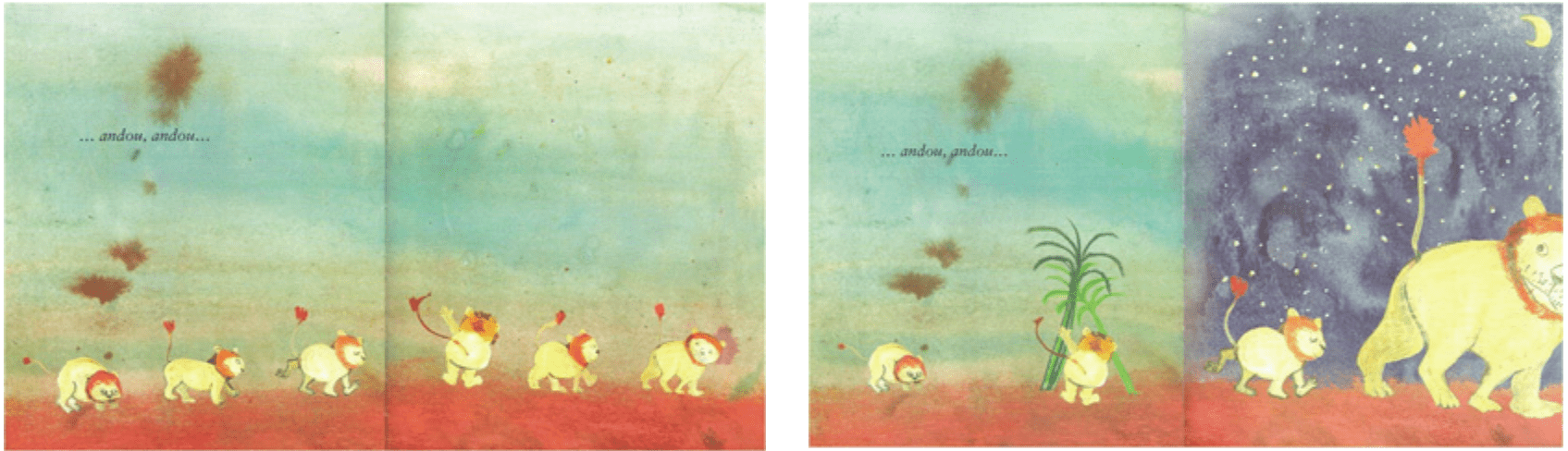 Ejemplo de secuencia ilustrativa de Bernardino (Bacelar, 2005).