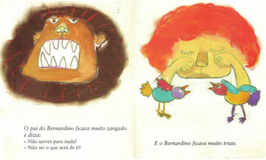 Ejemplo de composici&oacute;n de Bernardino (Bacelar, 2005).