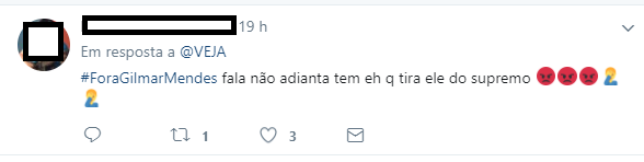 ‘Out’ hashtag targeted at members of the judiciary.