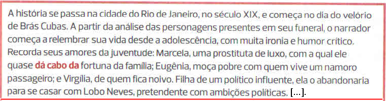 Objetivos de leitura 1: Ler para conhecer sobre o perodo literrio estudado.