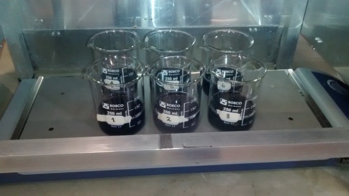 Figure 1. Photocatalysis in aqueous solutions of RB5.