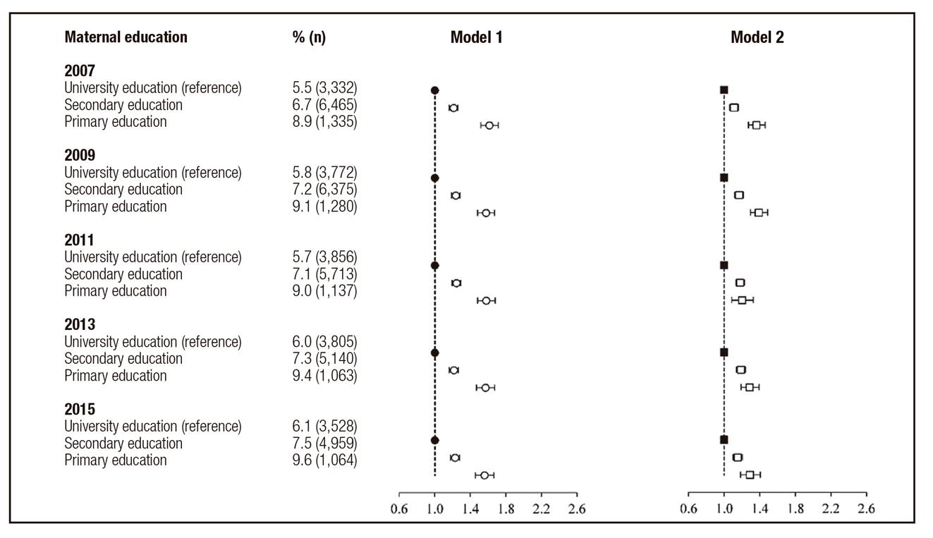 Social disparities in low birth weight among Spanish mothers during the