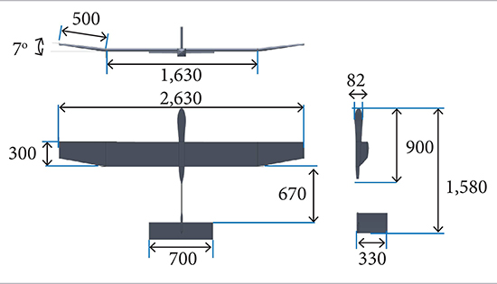 Entire plane draft model.