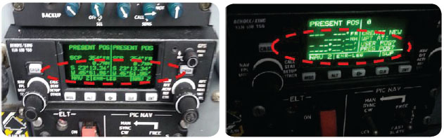 Aeronautical GPS receiver under spoofing.