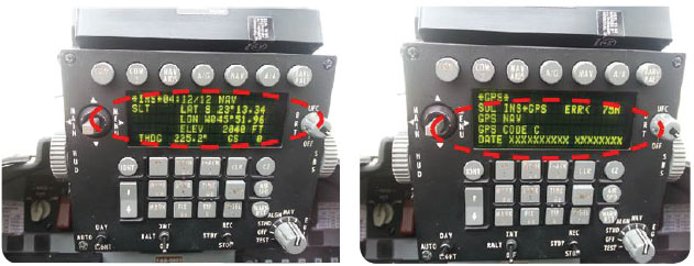Aeronautical EGIR receiver under spoofing.