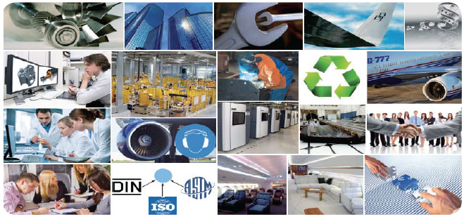 Visualization of aircraft parts printing - individual customization
							using 3D printing.