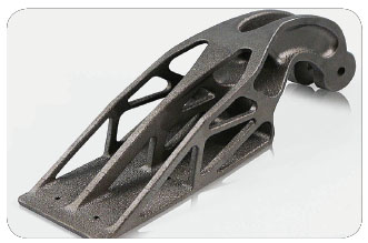 3D printed-nacelle hinge bracket for aircraft - weight reduced by
								50% approximately.