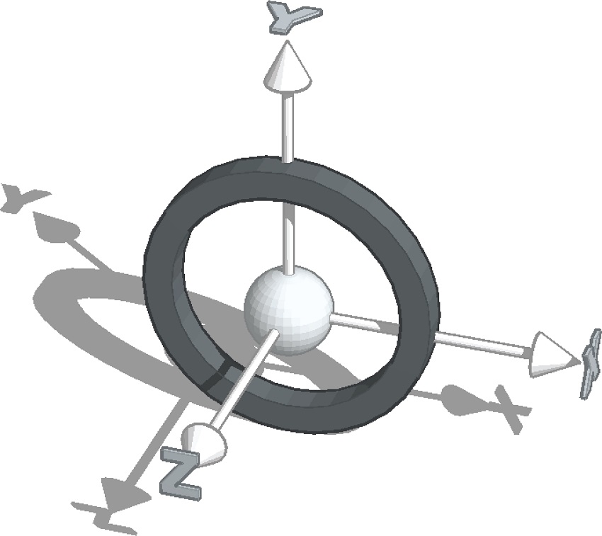 Fluid ring with body coordinate of ring.